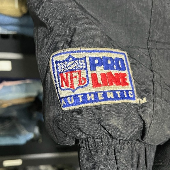 Vintage 90s Pittsburgh Steelers Starter Puffer Jacker Mens XL Pro Line NFL - Picture 7 of 15